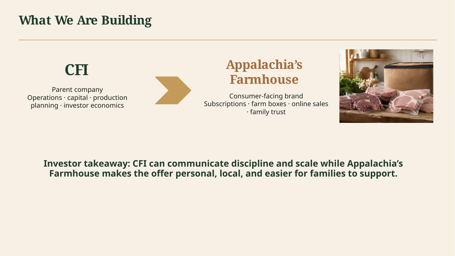 Investor pitch deck slide 2 of 18